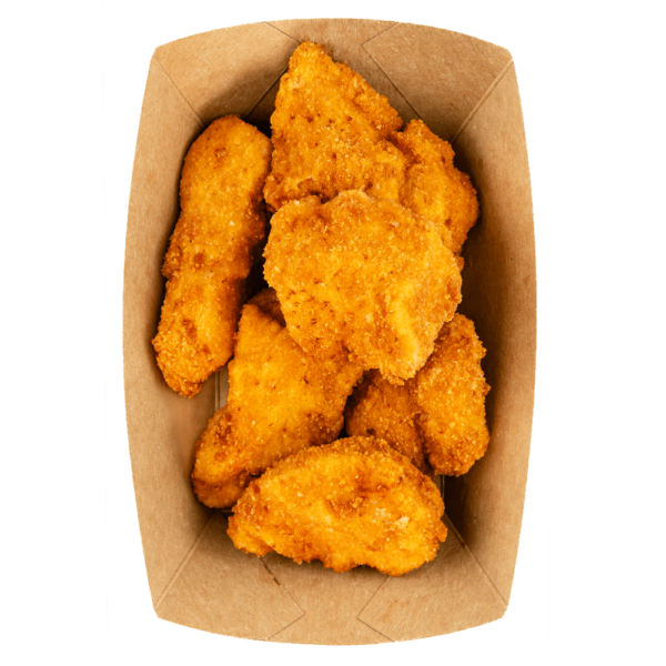 Tiras de frango fritas